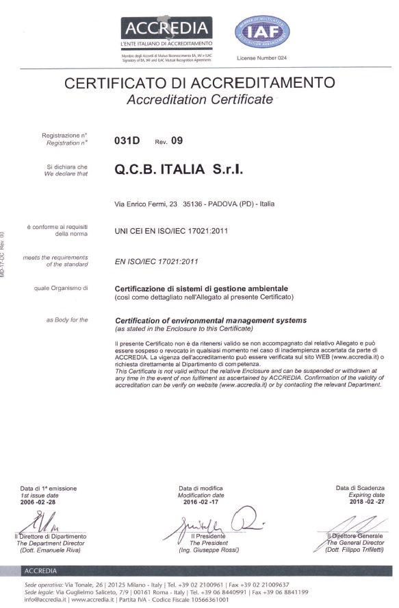 certificato SGA_031D rev 9_pag 1